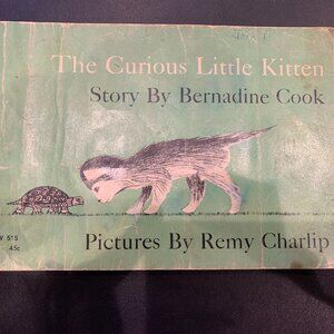 The Curious Little Kitten by Bernadine Cook 1967 Paperback Book Childrens